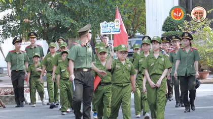 Trường Cao đẳng ANND I khai mạc Trại hè "Học làm chiến sĩ Công an"