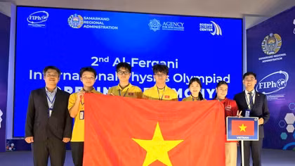Việt Nam xếp thứ tư tại Olympic Vật lý Quốc tế Al-Fergani 2026