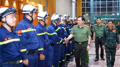 Đội cứu nạn, cứu hộ Bộ Công an lên đường tới Venezuela