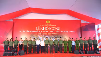 Khởi công Dự án xây dựng mới Học viện Kỹ thuật và Công nghệ an ninh