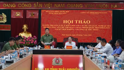 Góp ý các dự án luật do Bộ Công an chủ trì