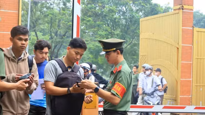 Kỳ thi văn bằng 2 Công an kết thúc an toàn, đúng quy chế 