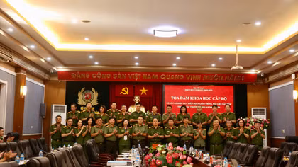 Sớm chuẩn hóa hệ thống giáo trình, tài liệu dạy học trong các trường CAND