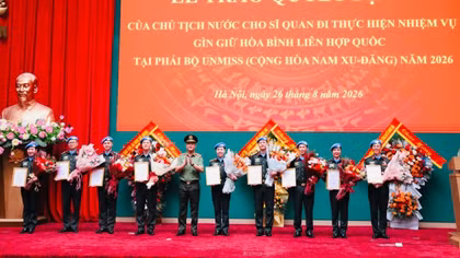 Thêm 9 sĩ quan Công an đi gìn giữ hoà bình Liên hợp quốc