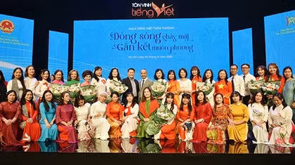Gala “Tiếng Việt thân thương” và Lễ trao giải Sứ giả tiếng Việt ở nước ngoài năm 2025