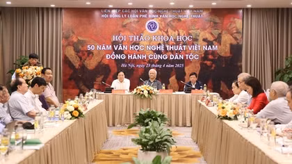 Hội thảo khoa học toàn quốc “50 năm văn học nghệ thuật Việt Nam đồng hành cùng dân tộc”
