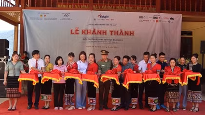 Khánh thành “Ngôi trường ước mơ” tại vùng cao tỉnh Nghệ An