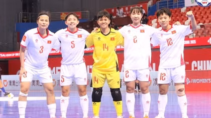 Đội tuyển futsal nữ Việt Nam hoàn thành mục tiêu đầu tiên