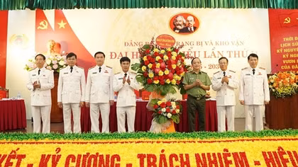 Đổi mới công tác trang bị, kho vận nhằm hiện đại hóa lực lượng CAND