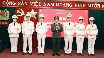 Đảng ủy Công an tỉnh Sơn La quyết tâm thực hiện thắng lợi Nghị quyết Đại hội Đảng các cấp