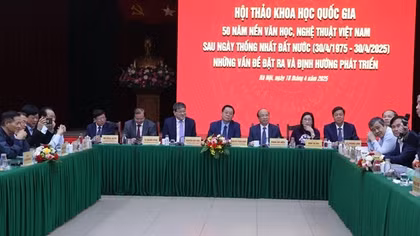 Hội thảo khoa học quốc gia về 50 năm nền văn học, nghệ thuật Việt Nam sau ngày thống nhất đất nước
