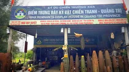 Trong ngôi nhà của kỷ vật chiến tranh