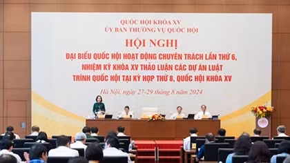 Bế mạc Hội nghị đại biểu Quốc hội hoạt động chuyên trách lần thứ 6