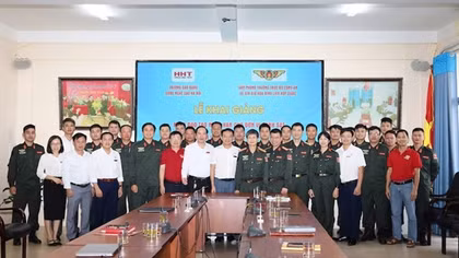 Khai giảng khoá đào tạo ngắn hạn cho 24 cán bộ thuộc Đơn vị Cảnh sát gìn giữ hoà bình Liên hợp quốc số 1