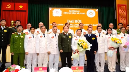 Đại hội thành lập Hội Cựu CAND tỉnh Hà Giang