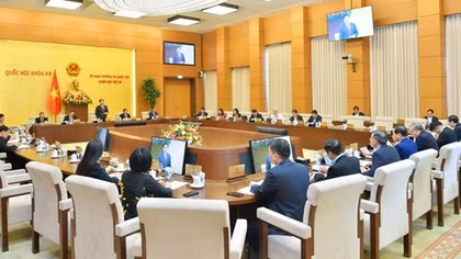 Ngày 10/12, khai mạc Phiên họp thứ 40 của Ủy ban Thường vụ Quốc hội