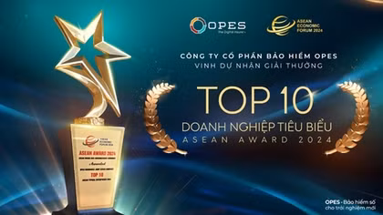 Asean Award vinh danh OPES trong Top 10 doanh nghiệp tiêu biểu tại khu vực