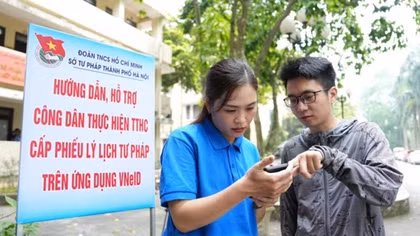 Cách đăng ký cấp phiếu lý lịch tư pháp trên VneID