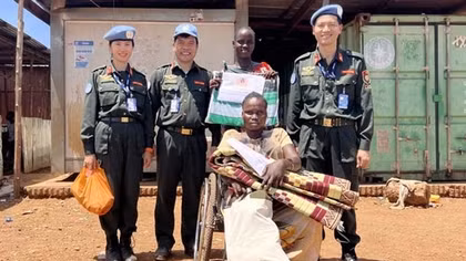Những sứ giả hòa bình của Công an Việt Nam tại Nam Sudan