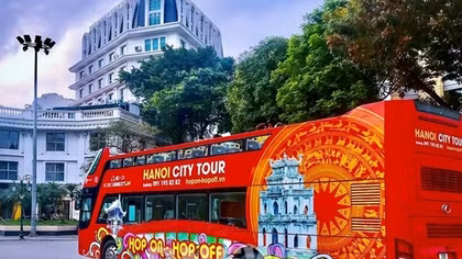 Từ 29/4 đến 3/5: Hà Nội miễn phí cho khách thăm quan đi xe buýt hai tầng