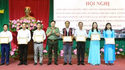 Hiệu quả phối hợp giữa Công an với MTTQ ở Thừa Thiên - Huế