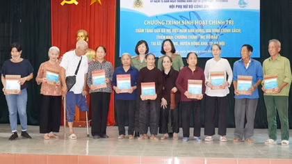 Dành hơn 427 tỷ đồng tặng quà thương binh, gia đình liệt sĩ và người có công với cách mạng