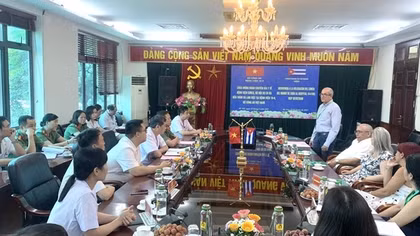 Tăng cường hợp tác giữa Bệnh viện 19-8 và Bệnh viện CIMEQ, Bộ Nội vụ Cu Ba