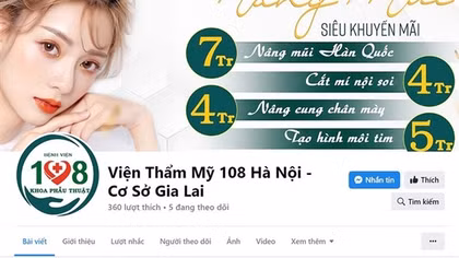 Phạt 90 triệu đồng, đình chỉ hoạt động 12 tháng cơ sở thẩm mỹ “chui”