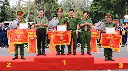 Công an TP Cần Thơ đoạt giải Nhất tại Hội thi thể thao nghiệp vụ cứu nạn cứu hộ