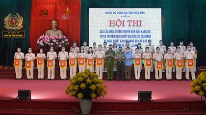 Tổ chức thành công Hội thi “Báo cáo viên, tuyên truyền viên giỏi” năm 2021