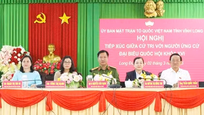 Đại tá Nguyễn Văn Hạnh, Phó Giám đốc Công an tỉnh Vĩnh Long được giới thiệu ứng cử ĐBQH