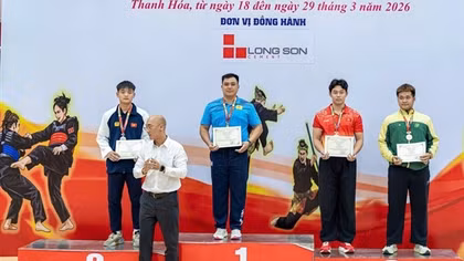 Đại úy CSGT giành Huy chương Vàng Pencak Silat quốc gia