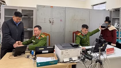 Công an Sơn La duy trì thu nhận căn cước trong kỳ nghỉ Tết Dương lịch