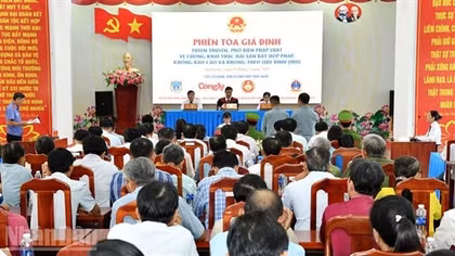 Tuyên truyền chống IUU bằng hình thức “Phiên tòa giả định”