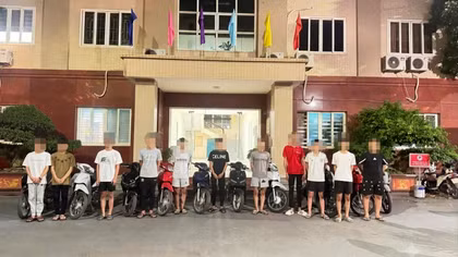 Triệu tập thêm 17 đối tượng đua xe, gây rối trước sân vận động Mỹ Đình