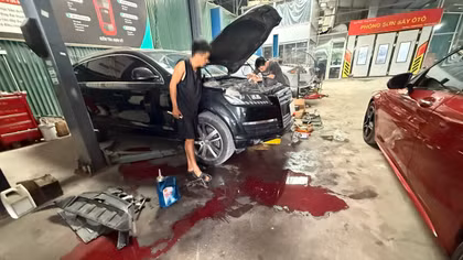 Nguy cơ ô nhiễm môi trường từ các garage sửa chữa ô tô