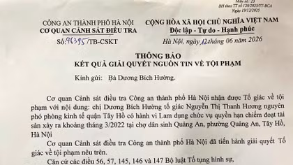  Phục hồi điều tra vụ Lạm dụng chức vụ quyền hạn chiếm đoạt tài sản