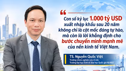  Từ cột mốc 1.000 tỷ USD đến khát vọng vươn tầm của quốc gia