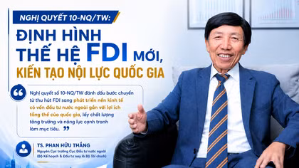 Nghị quyết số 10-NQ/TW: Định hình thế hệ FDI mới, kiến tạo nội lực quốc gia