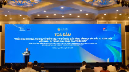 Triển khai hiệu quả Nghị quyết số 10, thúc đẩy hợp tác đầu tư EU và Việt Nam
