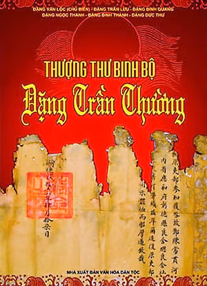 Bìa cuốn sách Thượng thư Binh bộ Đặng Trần Thường.
