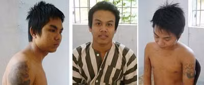 Các đối tượng Phi, Nhân và Tuấn.