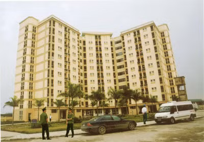 Nhà ở doanh trại Bộ Công an tại Hà Nội do Cục H16 quản lý thi công hoàn thành năm 2007.