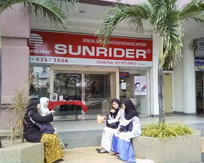 Khu phức hợp tại Kuala Lumpur, nơi chị Ng. được đưa đến (ảnh do chị Ng. chụp bằng điện thoại).