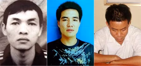 Đối tượng Lê Khắc Cường, đối tượng Lê Thanh Hợp, đối tượng Nguyễn Quang Vinh, đầu thú sau 3 năm lẩn trốn.