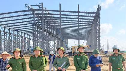 Bảo đảm an ninh, an toàn việc thi công các dự án Khu kinh tế Vũng Áng 