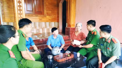Lan tỏa phong trào thi đua “Ba nhất” ở Công an xã Đức Đồng