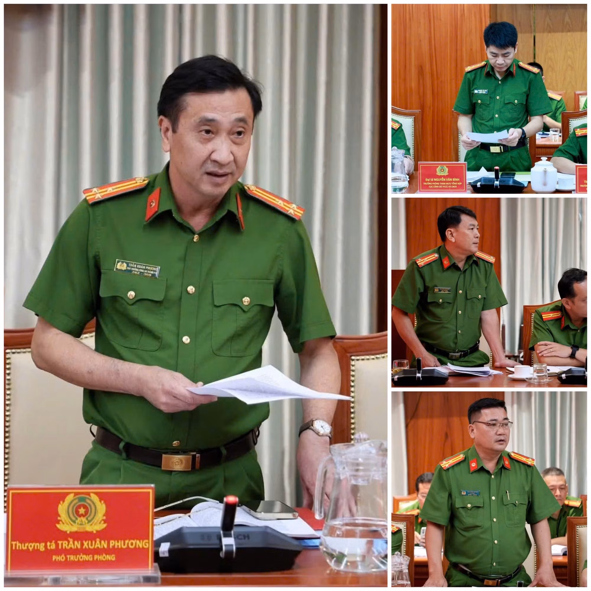 Các đại biểu phát biểu ý kiến tại buổi làm việc.