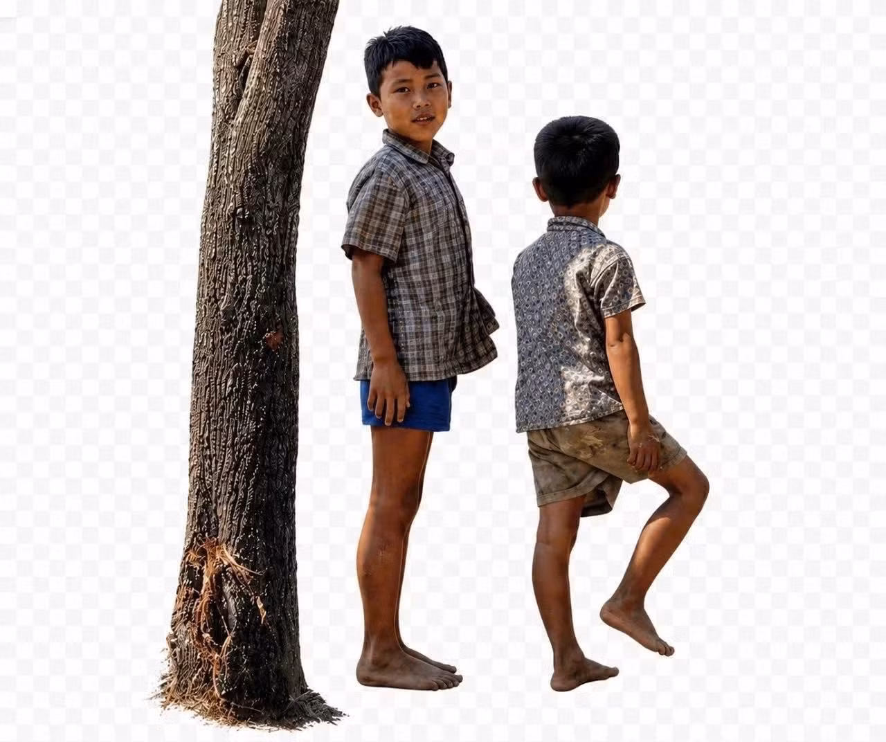 Gương mặt các nhân chứng trong ảnh tư liệu.