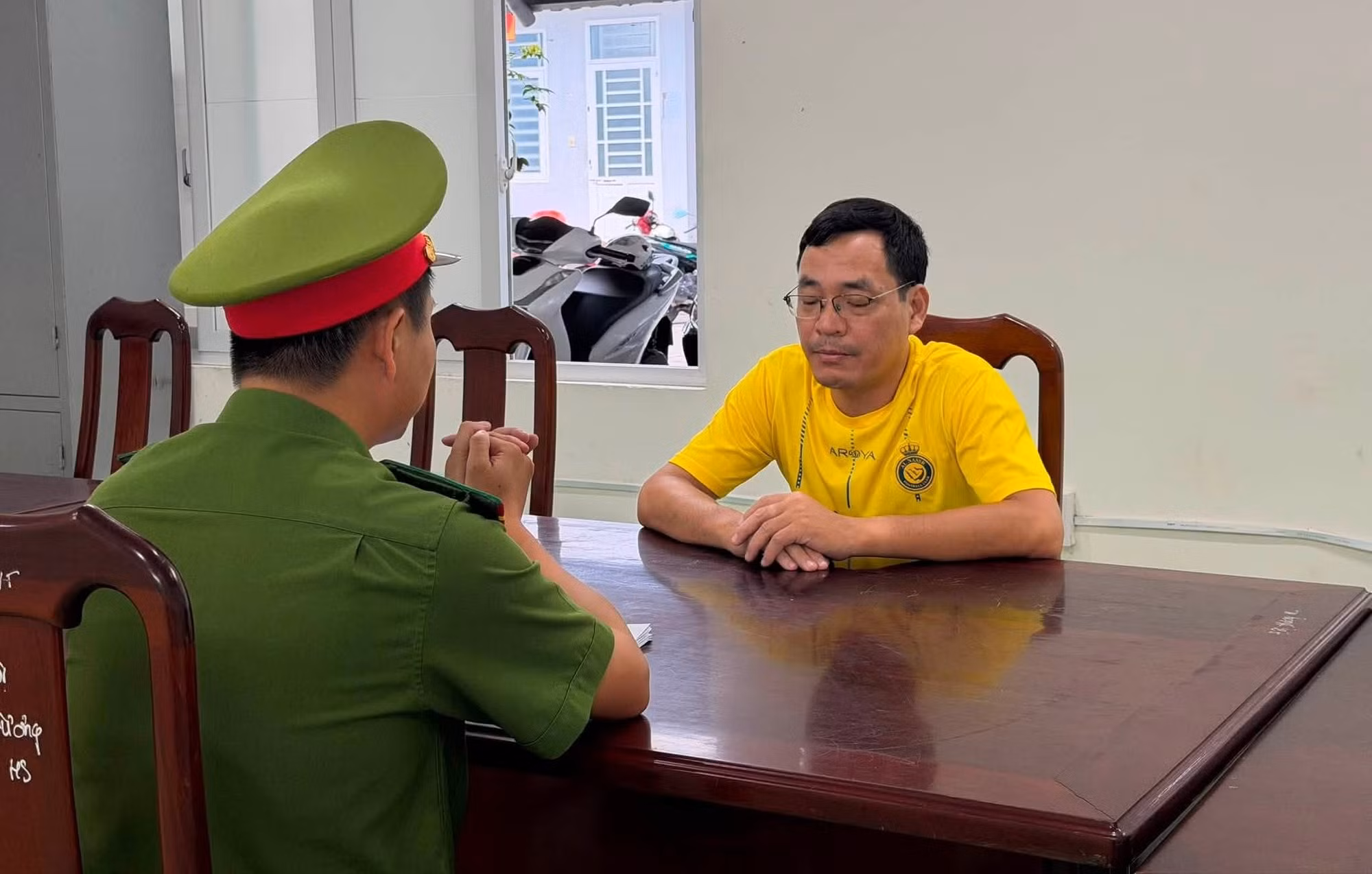 Bùi Đức Đại tại Cơ quan điều tra.